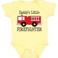 thumbnail image 3 of Inktastic Daddy's Little Firefighter Boys or Girls Baby Bodysuit, 3 of 5