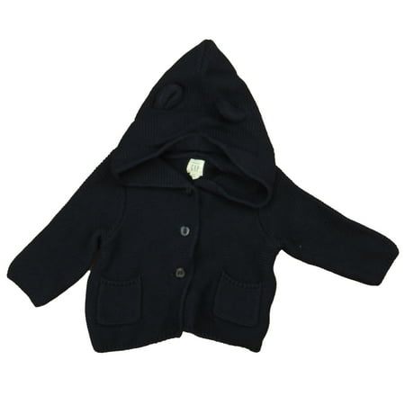 

Pre-owned Gap Boys Navy Cardigan size: 3-6 Months