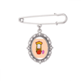 thumbnail image 1 of Loveliness Reference Monks Brooch Pin Dress Shirt Shawl Clips, 1 of 3