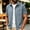 Gray, variant on VgaVtl Collared Shirts for Men Button up Summer Short Sleeve Cardigan Plain Business Casual Shirts for Men