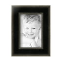 thumbnail image 2 of ArtToFrames 4" x 6" Black Panel With Silver Lip Picture Frame, 4x6 inch Multi Wood Poster Frame (WOM-5093), 4 Pack, 2 of 6