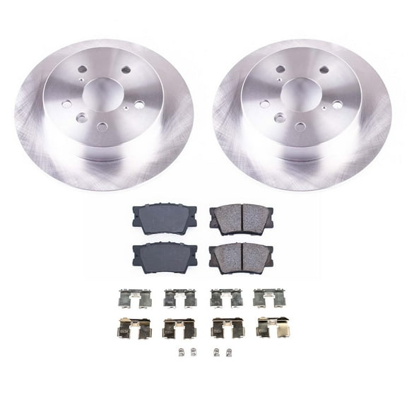 Ultimate Brakes Rear Ceramic Brake Pad and Rotor Kit with Hardware WM80230