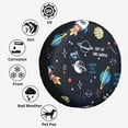 thumbnail image 6 of Kdxio Space for Tire Cover Wheel Protectors Tyre Covers Weatherproof Wheel Covers Universal Fit for Trailer Rv SUV Truck Camper Travel Trailers 15 inch, 6 of 8