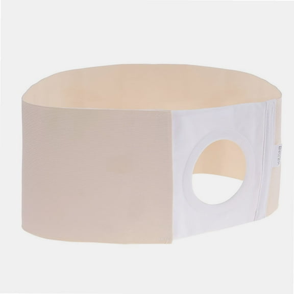 3 Sizes Medical Ostomy Belt, Adjustable Comfortable Unisex Ostomy Hernia Support Belt Abdominal Binder Brace[L]