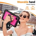 thumbnail image 4 of for Xiaomi Redmi Pad SE 8.7 inch 2024, 360 Rotating Shockproof Cover with Stand, Handle, Shoulder Strap, Rose Panel, 4 of 7