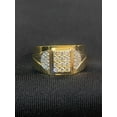 thumbnail image 4 of Pave 0.70 Cts Round Brilliant Cut Diamonds Men's Wedding Band Ring In Hallmark 14K Yellow Gold, 4 of 16