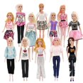 thumbnail image 1 of 13 piezas de ropa de muñeca Barbie de 30 cm, traje informal, juguetes para niños, 1 of 3