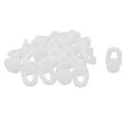 thumbnail image 1 of Unique Bargains 20pcs Curtain track Glider Window Slide Wheels Rollers Rail Runner Plastic, 1 of 5