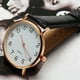 thumbnail image 3 of Reloj de pulsera de cuarzo de cuero de moda de negocios unisex, 3 of 5