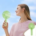 thumbnail image 4 of AZXY Handheld Fan,Portable Fan,Handheld Fans Mini,Usb Battery Operated Personal Portable Fan for Travel Outdoors on Clearance,Green, 4 of 8