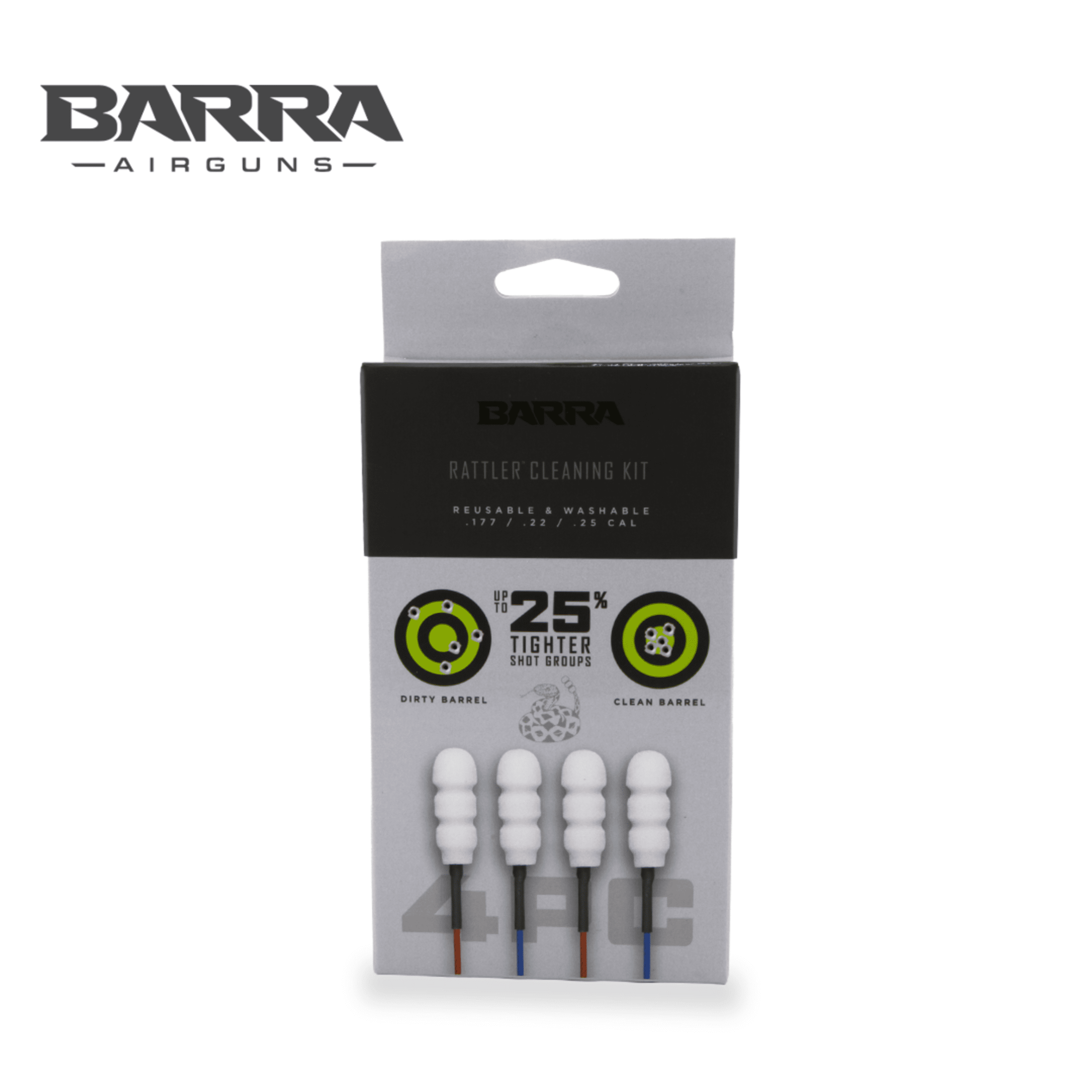 Barra Rattler Premium Gun Cleaning Kit with Nylon and Polyester Materials