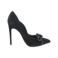 thumbnail image 2 of Sam Edelman Deela Black Pointed Toe Slip On Stiletto Heel Formal Dress Pumps (BLACK, 8), 2 of 3