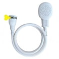 thumbnail image 2 of Portable Rubber Hose Spray Attachment, Pet Shower Sprayer for Faucet, Hand Held Tub Shower Head for Washing Pets, Dogs, Cats, Hair Washing (1.3 Ft Hose) by Goohae, White One Size, 2 of 5