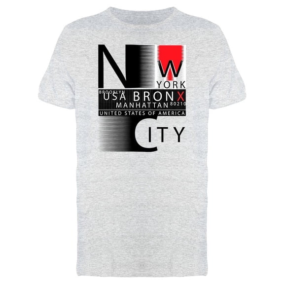 Manhattan Dark Urban Graphic Tee Men's -Image by Shutterstock