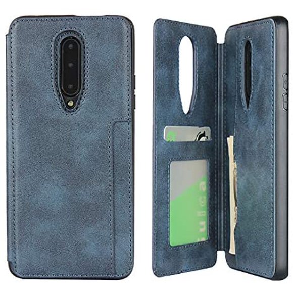 SailorTech for OnePlus 7 Pro Wallet Case, 1+ 7 Pro Premium PU Leather Case with Wristlet, Stand & Card Slots, Magnetic