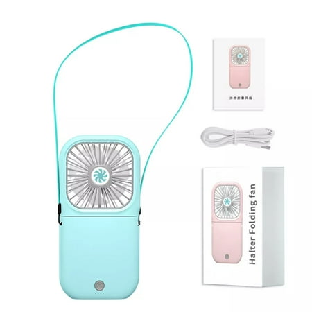 

Protable Desk Fan Power Bank Foldable 3000 mAh Upgraded Tiny for Home Office Car Outdoor Travel Cooling Fan Small Speed Adjustable Mini Personal Fan USB Rechargeable with Strap Table Fan