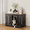 Brown, variant on Snuowu 48" Heavy Duty Dog Crate Furniture for Small,Medium and Large Dogs,Rustic Wooden Dog Cage Kennel Indoor Furniture with Waterproof Top,Decorative Pet House Side End Table (White & Wood)