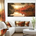 thumbnail image 1 of Coucher de Soleil Coloré sur Rivière - Impression sur Toile Paysage, 1 of 3