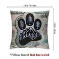 thumbnail image 4 of FACANNAP Outdoor Camping Travel Style Throwing Pillow Covers- Pillow Covers Linen - Woodgrain Camping Happy Camper 20x20in, 4 of 7
