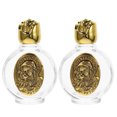 thumbnail image 1 of MasteelfCA 2pcs Holy Water Bottle Decorative Bottles Festival Glass Baptism Decorations Random Pattern, 1 of 8