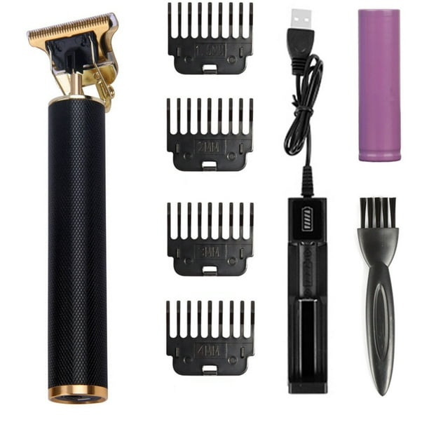 USB T9 Men Electric Hair Clipper Barber Shaver Beard Trimmer (Black Seat) -  