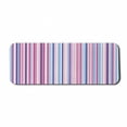 thumbnail image 1 of Abstract Computer Mouse Pad, Vertical Striped Gradient Different Colored Lines Tile Bands Image, Rectangle Non-Slip Rubber Mousepad Large, 31" x 12" Gaming Size, Baby Pink Sky Blue, by Ambesonne, 1 of 2