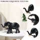 thumbnail image 2 of Estatua de elefante de resina, adornos de escritorio, estatua de animales, artesanía, decoración del hogar (C) Tmvgtek Libre de BPA, 2 of 6