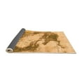 thumbnail image 2 of Ahgly Company Indoor Rectangle Abstract Orange Modern Area Rugs, 2' x 5', 2 of 4