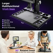Digital Microscope for Adults 1600X, 28 LEDs Illumination, 4032P HD Soldering Microscope for Electronics Repair, Error Coins Inspection