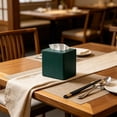 thumbnail image 4 of Square Faux Tissue Box Cover Striped Design for Living Room Coffee Table Bathroom Dining Table Bedroom Office Tissue Holder Napkin Holder Modern Home Decorative, 4 of 6