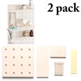 thumbnail image 1 of Coofit Wall Pegboard Creative Practical Storage Plastic Pegboard Wall Organizer, 1 of 10