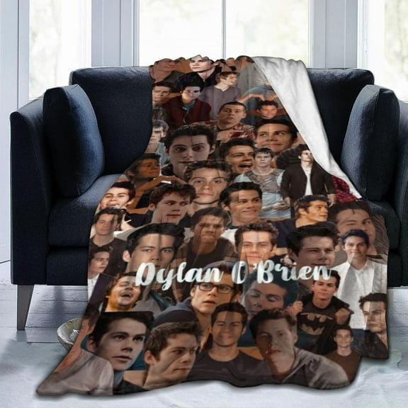 Dylan O''Brien Blanket Anti-Pilling Throw Blanket Plush Blanket Lightweight & Ultra-Soft, Warm & Comfy Flannel Fleece Blanket for Couch, Bed, Sofa, 50x60