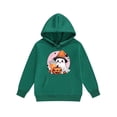 thumbnail image 6 of Auroural Toddler Boys Sweatsuits 2 Piece Winter Long Sleeved Set For Boys And Girls Hoodie Set For Children Hooded Sweatshirt Set For Children Two-piece Sweatshirt Sets Army Green 4 Years, 6 of 6