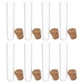 thumbnail image 3 of Shisuyan 20pcs Plastic Disposable Test Tubes Clear Test Tubes with Cork Stoppers for Scientific Lab Experiments Party Favors Salt Candy Storage Plant, 3 of 9