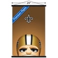 thumbnail image 3 of NFL New Orleans Saints - S. Preston Mascot Sir Saint 20 Wall Poster with Wooden Magnetic Frame, 22.375" x 34", 3 of 5