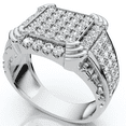 thumbnail image 2 of Pompeii 2Ct Men's Diamond Ring in 14k Gold Lab Grown (F/G,VS2-SI1), 2 of 7