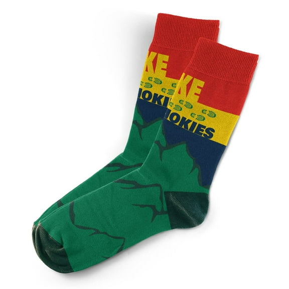 Sillies Sock Hike The Smokies Socks - Funny Novelty Unisex Sock Set, Woven Art, Fun Unique Patterns And Designs