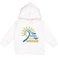 thumbnail image 2 of Inktastic Just Down Right Awesome Down Syndrome Awareness Ribbon Toddler Hoodie, 2 of 4
