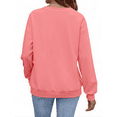 thumbnail image 4 of Fantaslook V Neck Sweatshirts for Women Pullover Long Sleeve Shirts Tunic Fall Tops Casual Lightweight Sweatshirts, 4 of 9