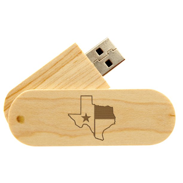 16 USB Flash Drive Maple Texas State Border Outline Flag - Walmart.com
