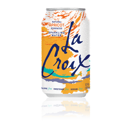 APRICOT NATURALLY ESSENCED SPARKLING WATER, APRICOT