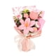 thumbnail image 4 of Ramo de flores de ganchillo, ramo de punto hecho a mano, regalo para el día del maestro, multifuncional. Rosa, 4 of 9