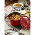 thumbnail image 2 of STAUB La Cocotte 4.75 L Cast Iron Round Tall Cocotte, Cherry, 2 of 11