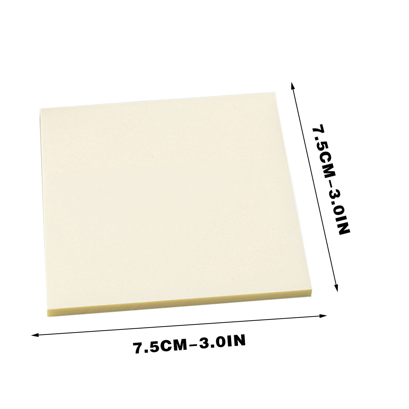 Waterproof Sticky Notes 3x3 in, Transparent Sticky Notes 600 Sheets, Rainbo JeashCHAT Transparent Sticky Notes, 3x3 inch Clear Sticky Notes