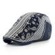 thumbnail image 3 of Boina de golf unisex ajustable con estampado de cachemir, estilo taxista, estilo vendedor de periódicos, estilo retro de los años 20 para hombre. Azul oscuro, 3 of 5