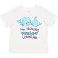 thumbnail image 3 of Inktastic My Nonni Whale-y Loves Me Boys or Girls Toddler T-Shirt, 3 of 5