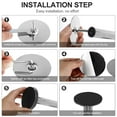 thumbnail image 4 of 2Pcs Undermount Sink Bracket Stainless Steel Sink Support Leg 16.1 to 28.3 Inch Adjustable Telescopic Support Rod Sink Repair Bracket System 660 LBS Weight Capacity for Kitchen Sink-silver-, 4 of 11