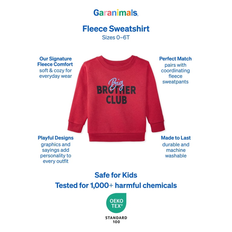 Garanimals Baby & Toddler Boys Graphic Fleece Sweatshirt photo 5