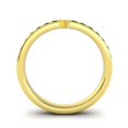 thumbnail image 4 of 0.20 Ct Beautiful Round Cut Black Onyx Gemstone Eternity Band for Engagement Solid 18K Yellow Gold Size 3 by Diamond-Capitals, 4 of 8
