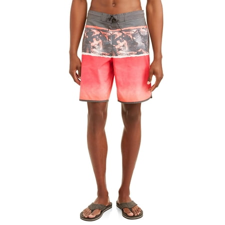 George Men's Triblock Eboard 8-inch Swim Short with Dolphin Hem, Up to size